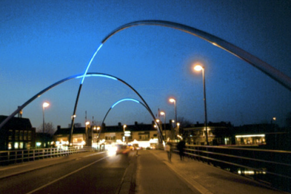 Blue arches bridge